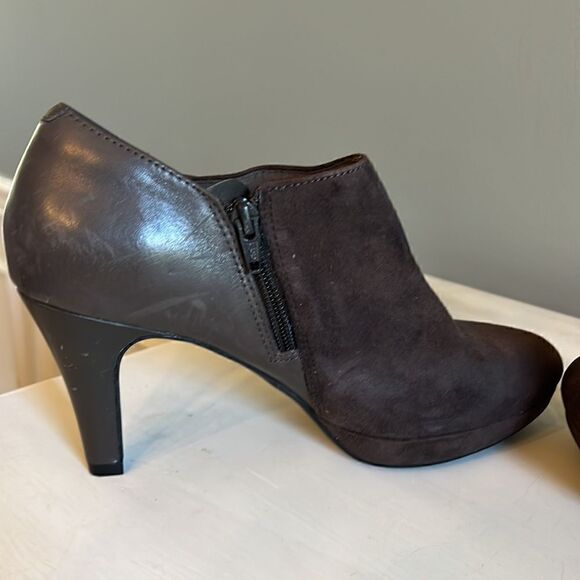 Clark’s Collection Sole Cushion leather ankle boots booties Women’s 8 NEW w tags - Picture 6 of 11